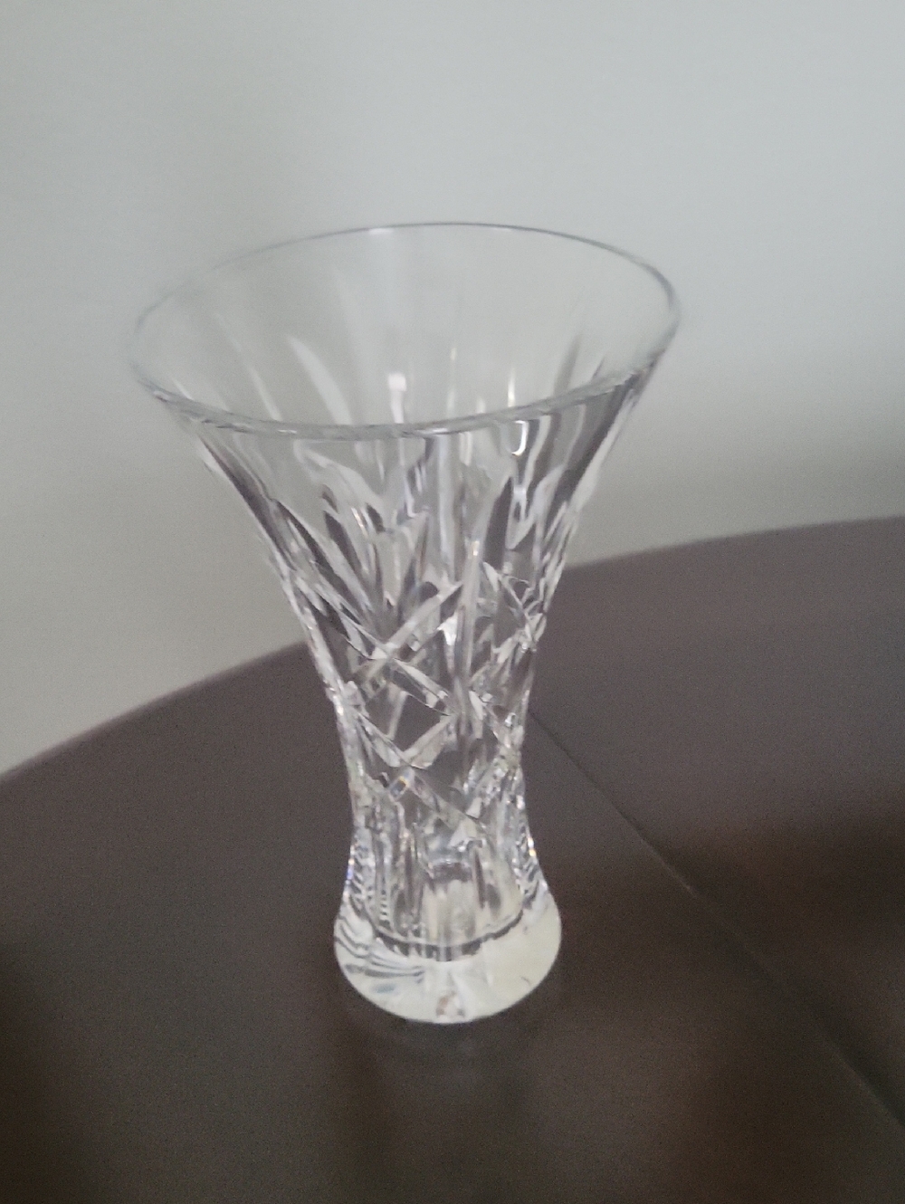 Waterford Crystal Kilane Vase 8” Cut Glass